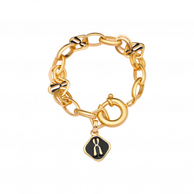 gold plated chain bracelet