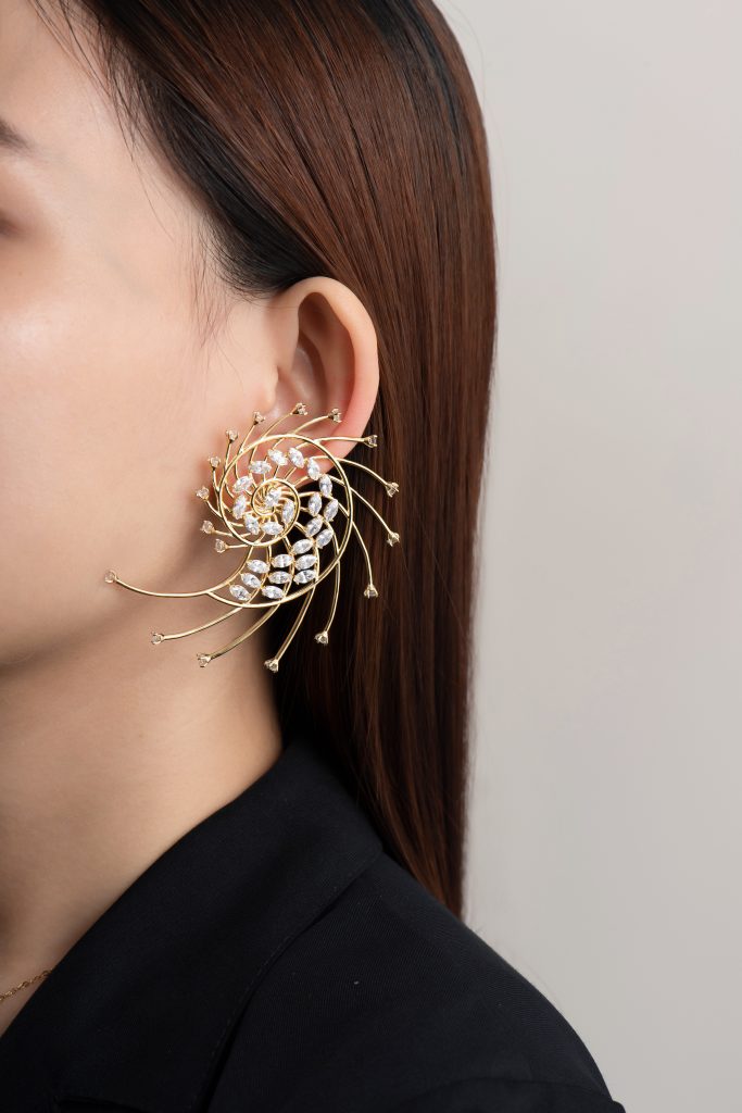 pnjp spiral earrings