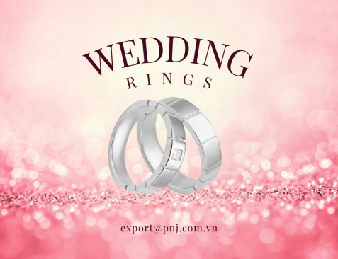 rhodium plated wedding ring