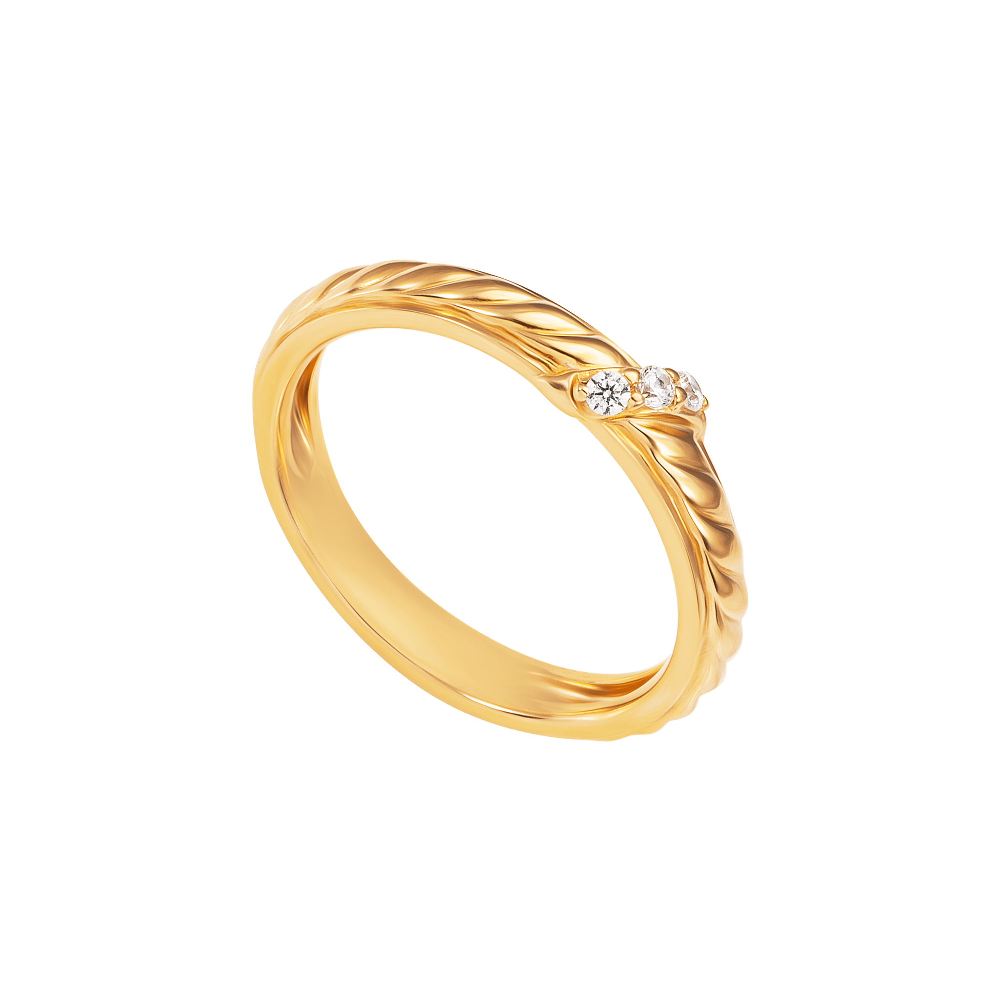 Wholesale High Quality 18K Gold Ring With AAA Cz - PNJ Production