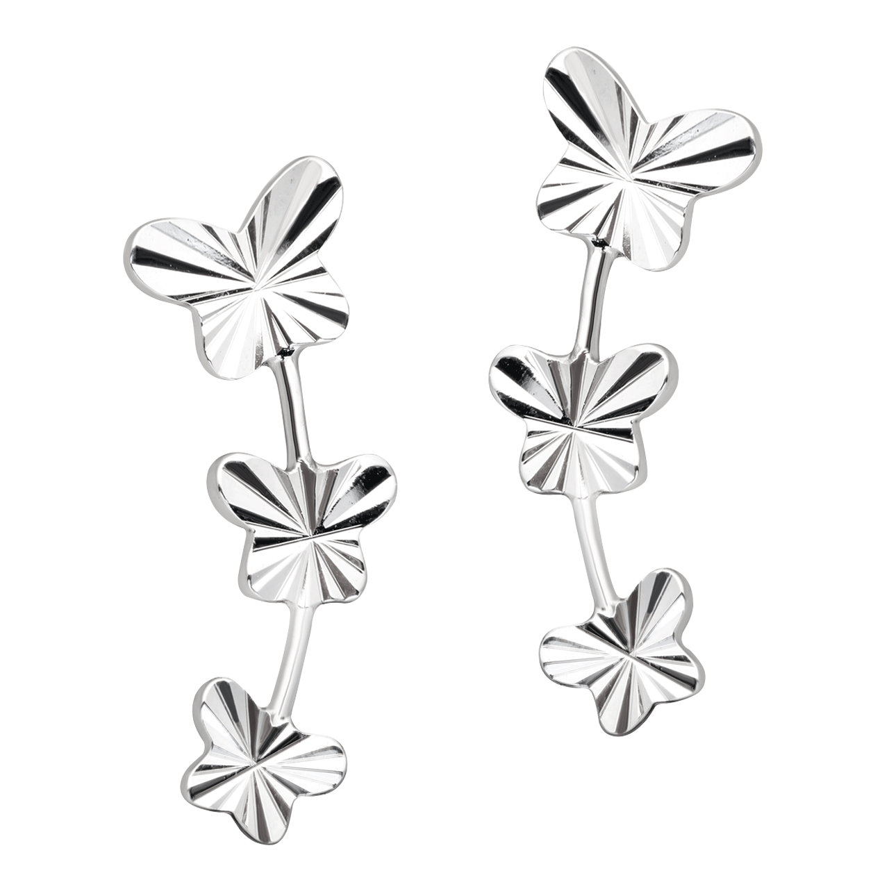 Blessed Butterfly Gold Earrings main image 0